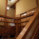 くろぎ - 2階への階段