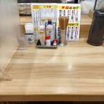 大船海鮮食堂 魚福 - 内観（カウンタ－の一部）