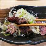 大船海鮮食堂 魚福 - まぐろノド肉ネギまみれ（アップ）