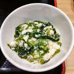 大船海鮮食堂 魚福 - おくらと豆腐などの和え物