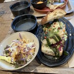 Corner - サバサンドのセット　サラダ付きです