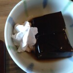 いのしか亭 - コーヒーゼリー。