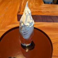 また吉 - 食後になんと！大好きなソフトクリームが付いていました＾＾