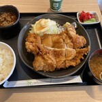 姨捨サービスエリア（上り線） - 山賊焼き定食