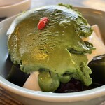 喫茶去 - クリームあんみつのアップ