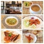 キッチンいまもり - レディースランチ/1250と単品カマンベールチーズフライପ(⑅ˊᵕˋ⑅)ଓ