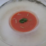 フランス料理 ル・トリアノン - 冷製京都産トマトスープ