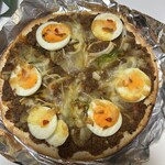 あづまや虹 - カレーのピザ