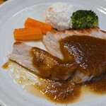 キッチン ブルー グローブ - タップリとソースを添えて