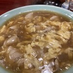 園春 - 園春メンの熱々餡かけ