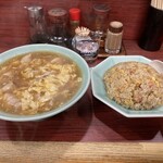 園春 - 園春メン¥580とチャーハン¥600