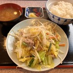 食堂 いちばん - 『野菜炒めライス』