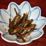 たてまつ - もろこの佃煮（325円）