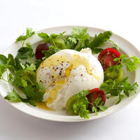 イタリア産ブラータチーズとケールのグリーンサラダ
