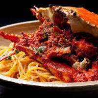 渡り蟹のトマトクリーム