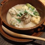 花・笑家 - 小鍋　メギス桜エビ真丈と旬の野菜