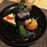 花・笑家 - 前菜　三種盛り