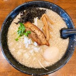 らーめん家 りりん - 背脂しおらーめん・煮玉子