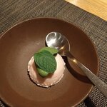 花・笑家 - デザート　桜アイス、抹茶パンナコッタ