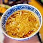 日本橋 - セットのかけうどん