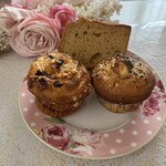 日々 - 左がかぼちゃミートグラタンで右が牛蒡のきんぴらダブルチーズ　奥は言うまでもない豆腐シフォンケーキ　どれも美味しかったです！