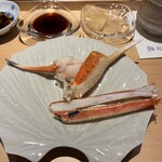 鮨処 池上 - 隠岐の焼き松葉蟹