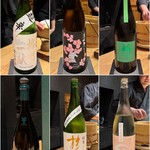 鮨処 池上 - この日頂いた日本酒