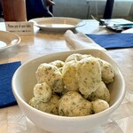 POSILLIPO cucina meridionale - 熱々モチモチ、青海苔の風味が鼻腔を突き抜ける美味しさ