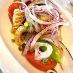 POSILLIPO cucina meridionale - 牛トリッパフリットと旬野菜のサラダ仕立て