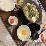ガスト - 料理写真:もつ鍋、おつまみカキフライ