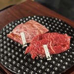 焼肉うしどし - 2種カメノコ、ロース芯