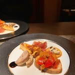 和フレンチバル村塾 屋根裏 別邸 - シェフのお任せ前菜5種盛り合わせ