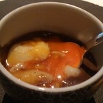 シェ・イノ - 半熟トロトロの玉子と絡めて美味しい～