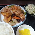 台湾料理 福祥居 - エビの四川風炒め