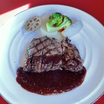 キースプリング - ランチステーキ　赤ワインソース