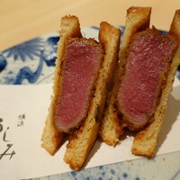 横浜 うしみつ - ブリオッシュカツサンド