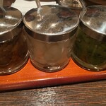 欧風カレー ソレイユ - 福神漬け、らっきょう、きゅーちゃん