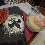 ルグドゥノム ブション リヨネ - タルトプラリネとウフアラネージュ