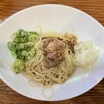 らーめん芝浜 - ①生揚げ醤油低加水麺まぜそば