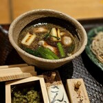 鴨と醸し 鼓道 - 近江鴨を使った暖かいつけ汁！