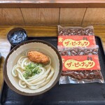 山内うどん店 - あつあつと天ぷら。ザ・ピーナッツを２つ