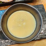 味楽 - お通し(海鮮茶碗蒸し) 500円