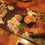 鮮魚刺し盛り；豪華版！