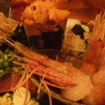 鮮魚刺し盛り；アップ