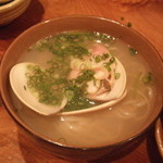 大塚 みや穂 - 蛤出汁　稲庭うどん