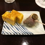 鮨 波やし - ［８回目］玉子焼きとツブ貝