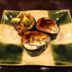 鮨 波やし - ［８回目］穴子とアボカドの海苔巻き