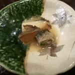 鮨 波やし - ［８回目］鮑と肝