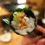 鮨 波やし - ［８回目］納豆巻