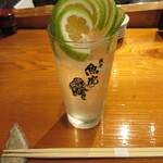 魚虎 - 生かぼすチューハイ(時期あり) 750円